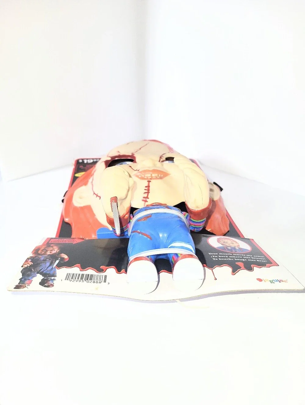 NWT Chucky Mask Move-A-Mask Kid To Adult Halloween Costume Child's Play One Size